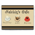 Personalized Cafe Kitchen Wall Canvas
